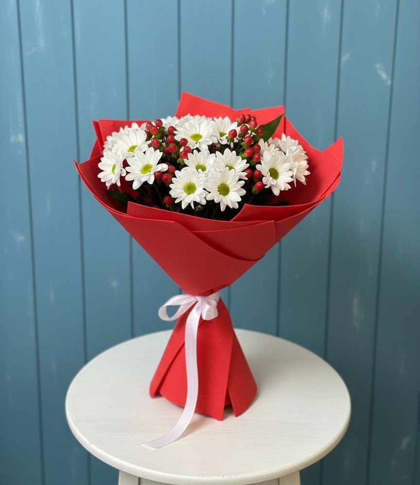 Букет цветов из: Хризантемы в Сонино