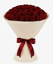 Букет 101 Бордовая роза Блэк Бакарра в Сонино
