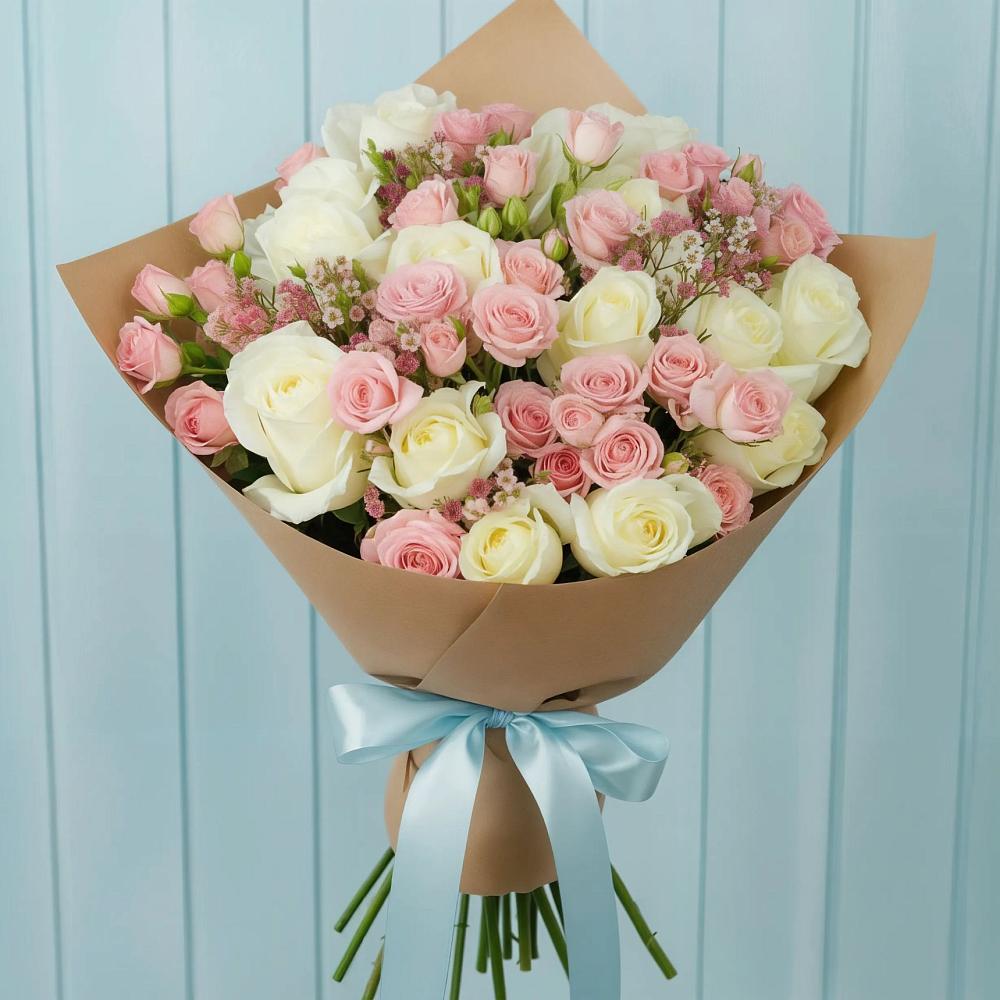 Букет цветов из: Розы в Сонино
