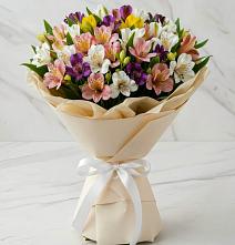 Букет цветов из:  Альстромерии в Сонино