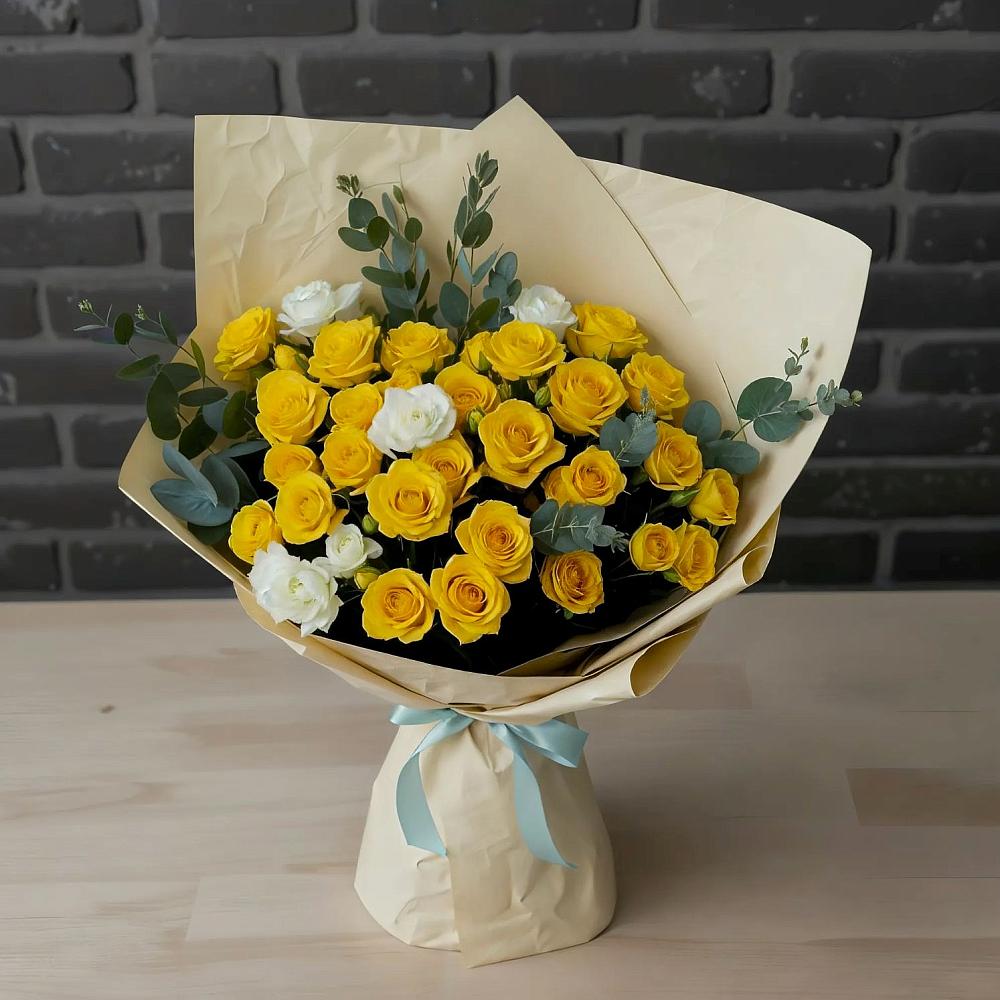 Букет цветов из: Розы в Сонино