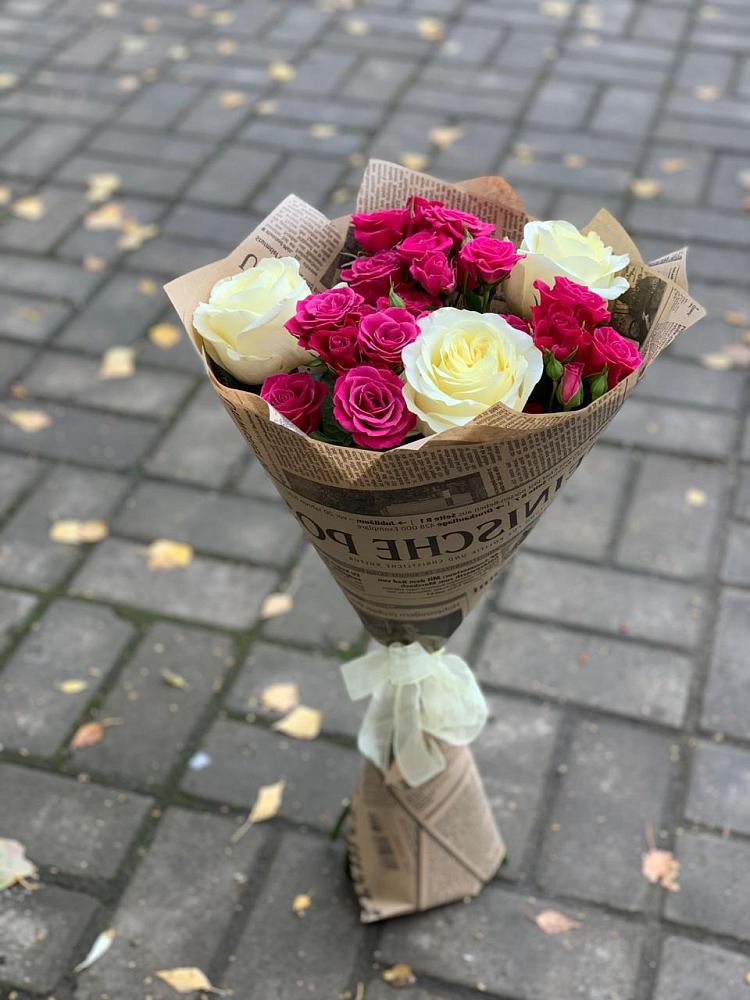 Букет цветов из: Розы в Сонино