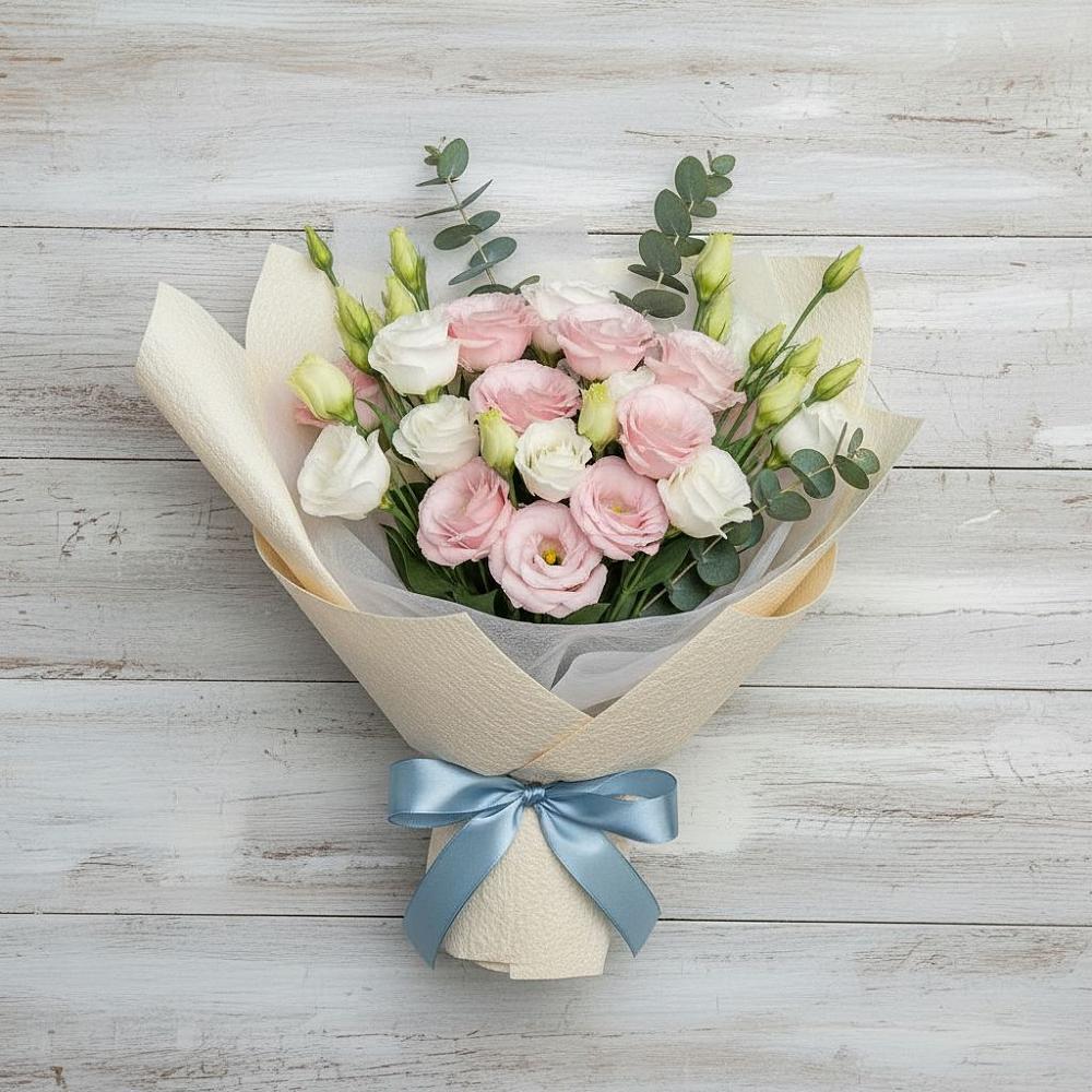 Букет цветов из: Лизиантусы в Сонино